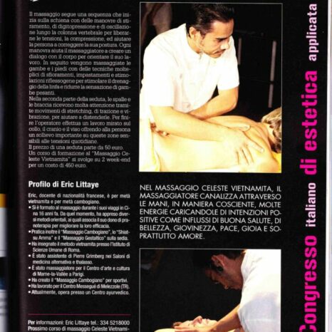 démonstration salon Esthétique international Milan